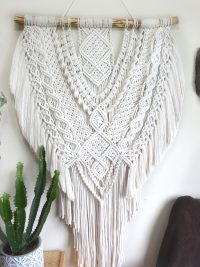 Duża makrama na ścianę "Natalia"