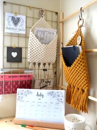 Makramowa kieszeń 20x32 cm