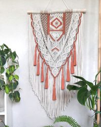 Makrama na ścianę "Vigdis"