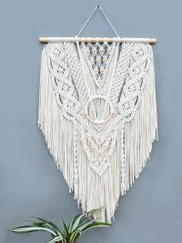 Makrama na ścianę "Pola"