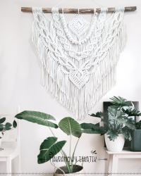 Makrama na ścianę Adel