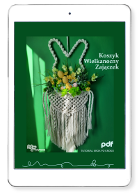 Koszyk Wielkanocny Zajączek - PDF krok po kroku